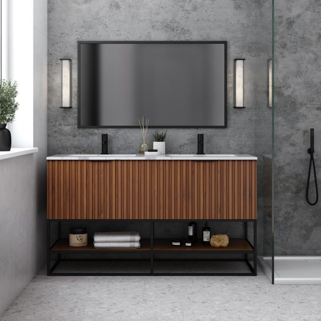 60 Inch Bathroom Vanity - Terra Collection by BemmaDesign