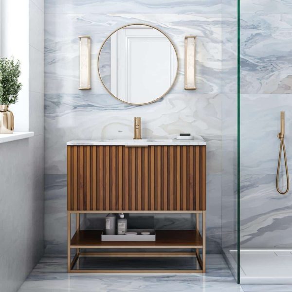 36 inch bathroom vanity, terra collection
